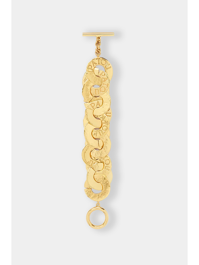 Patou - Bracelet en maillon doré