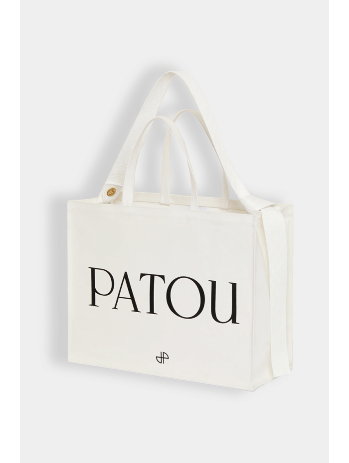 PATOU - Cabas Patou en coton bio - LUXURY BAG
