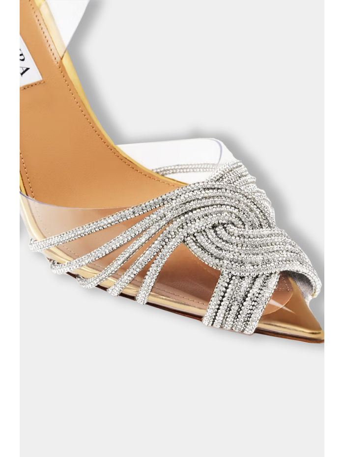 AQUAZZURA - Gatsby Sling 75