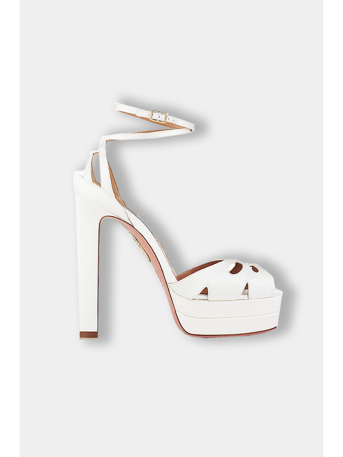 AQUAZZURA - All Dolled Up Sandal Plateau 140