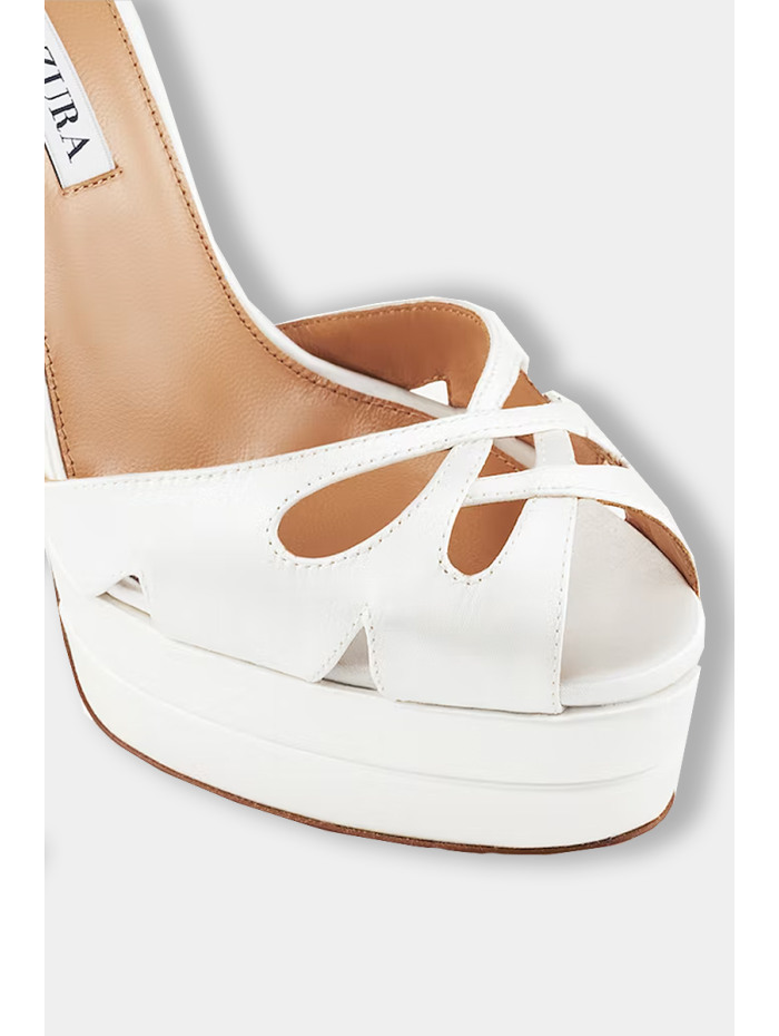 AQUAZZURA - All Dolled Up Sandal Plateau 140