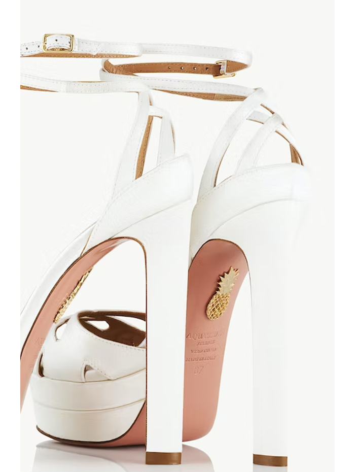 AQUAZZURA - All Dolled Up Sandal Plateau 140