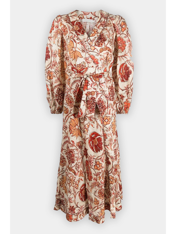 ZIMMERMANN - VITALI WRAP LONG DRESS