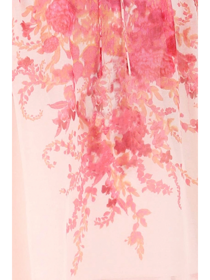 Zimmermann - Blouse rose à fleurs