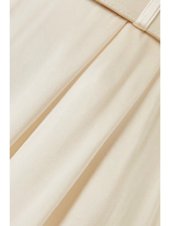 Zimmermann - Pantalon en soie crème