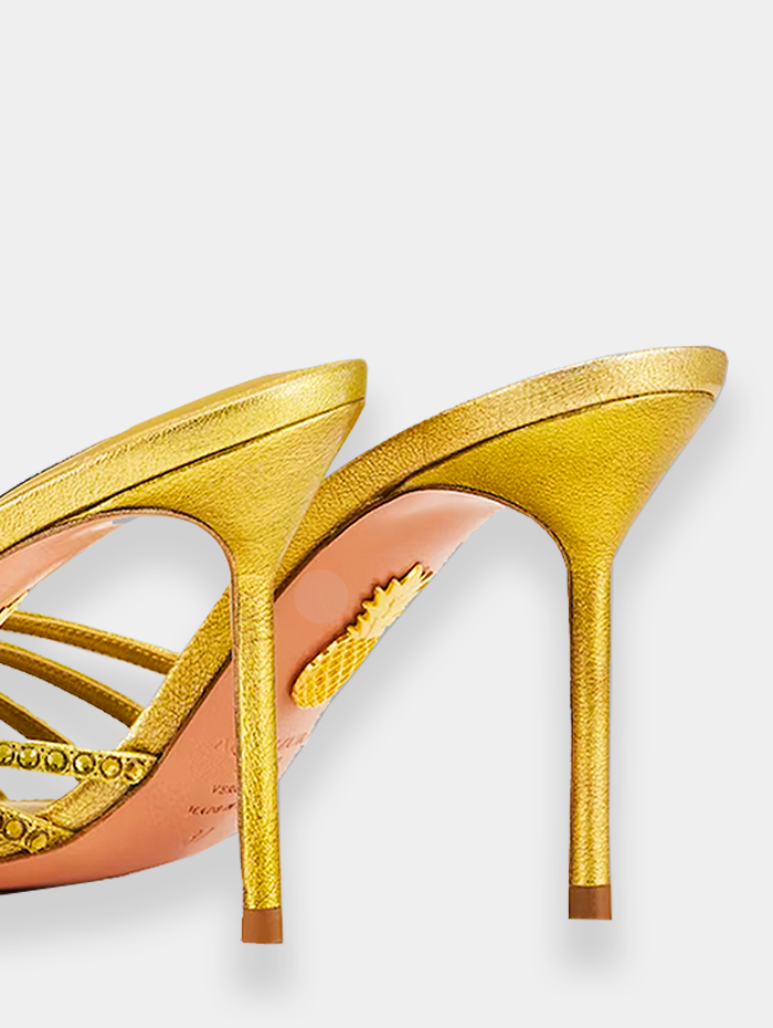 Aquazzura - mules flow crystal