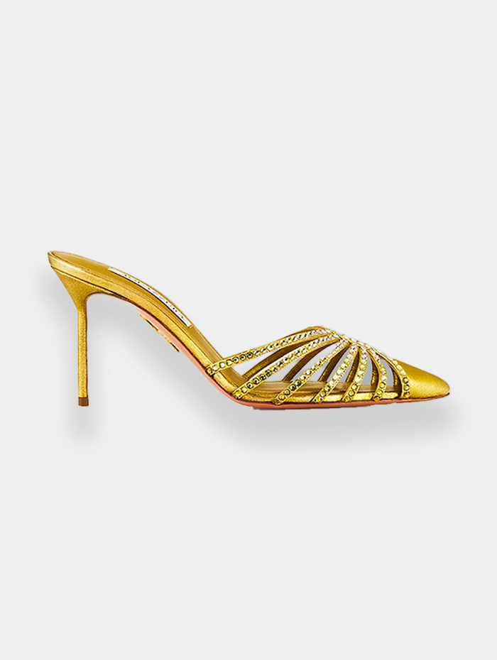 Aquazzura - mules flow crystal