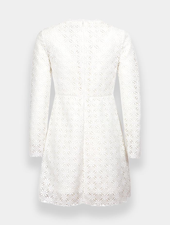 Boutique Pearl - GIAMBATTISTA VALLI Robe blanche en dentelle