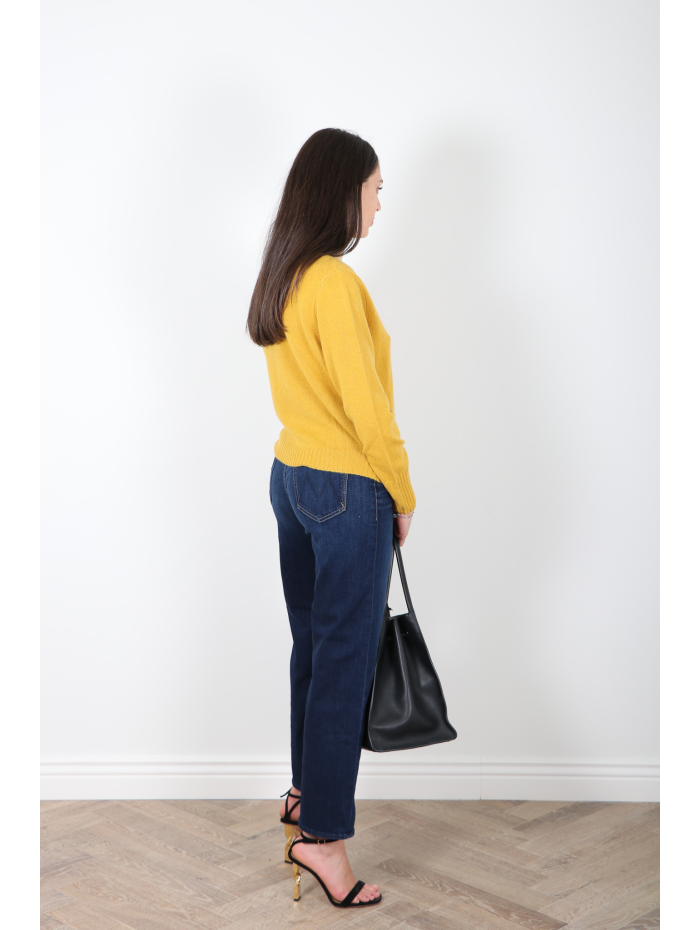 Pull cachemire jaune - Mario - MAX MARA - Pull femme chic