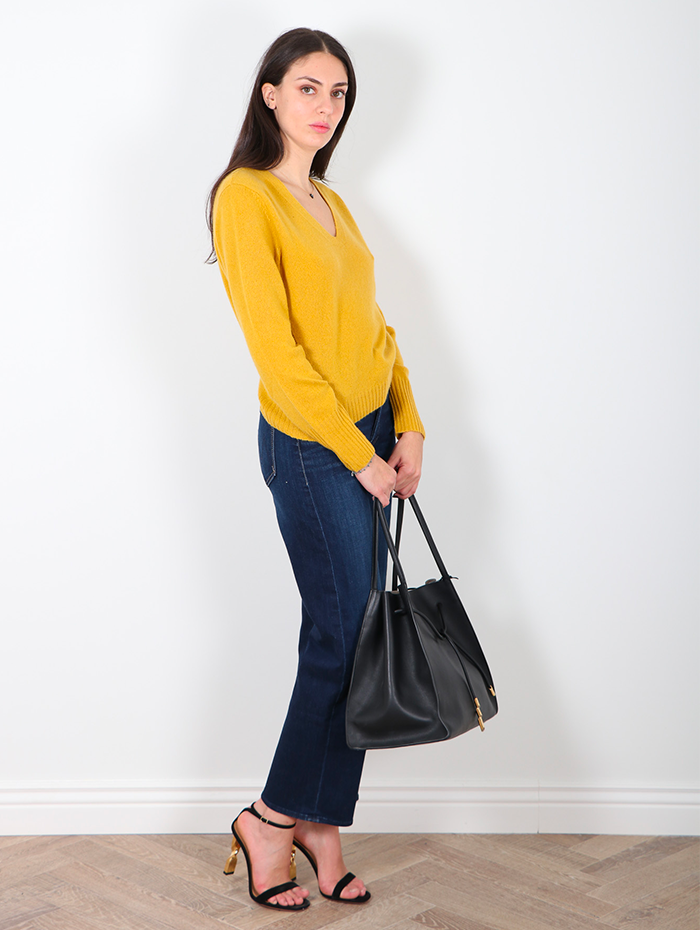 Pull cachemire jaune - Mario - MAX MARA - Pull femme chic