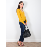 Pull cachemire jaune - Mario - MAX MARA - Pull femme chic