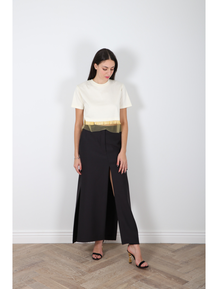 LANVIN - JUPE FENDU