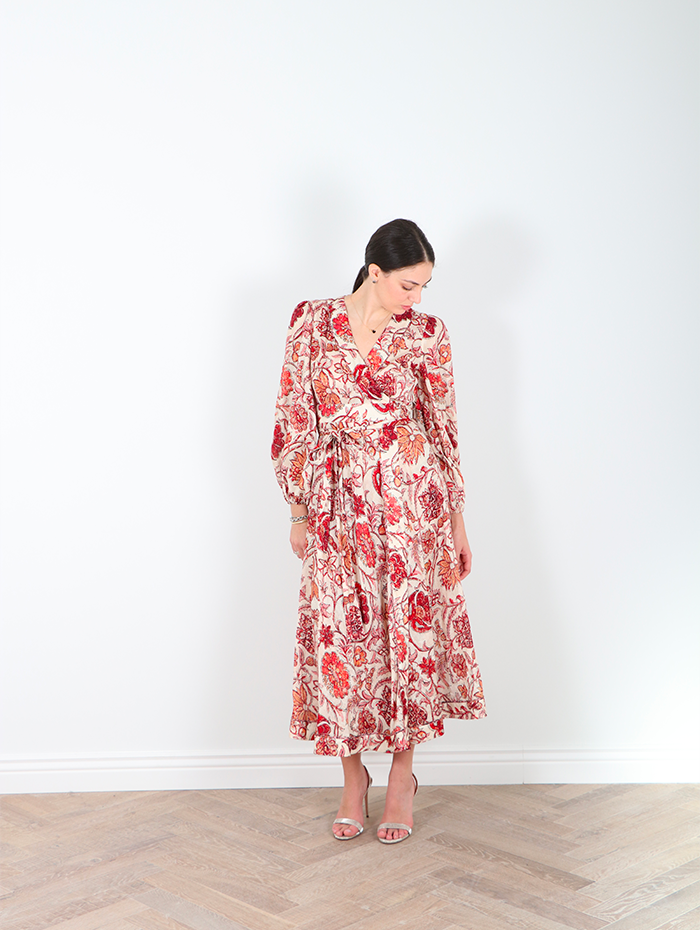 ZIMMERMANN - VITALI WRAP LONG DRESS