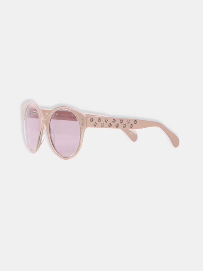 Lunettes de soleil rose - Alaïa - Mademoiselle Pearl