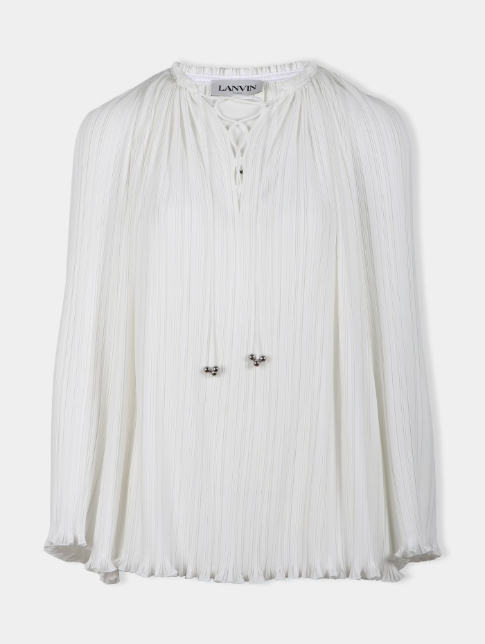 Mademoiselle Pearl - Blouse blanche Lanvin