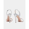 Mademoiselle Pearl - Sandales argentées Aquazzura