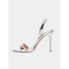Mademoiselle Pearl - Sandales argentées Aquazzura