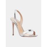 Mademoiselle Pearl - Sandales argentées Aquazzura