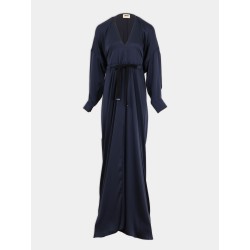 Robe longue kaftan navy - Maison Rabih Kayrouz - Mademoiselle Pearl
