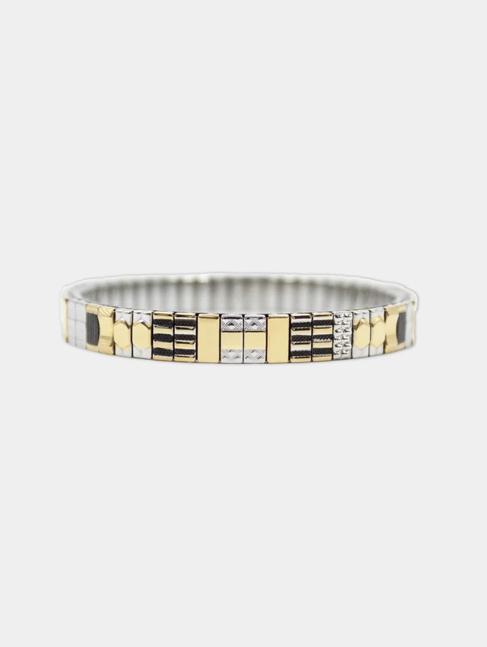 SIGAL - BRACELET ELASTIQUE SILVER TAILLE 6 CM