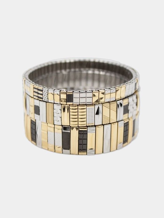 SIGAL - BRACELET ELASTIQUE SILVER