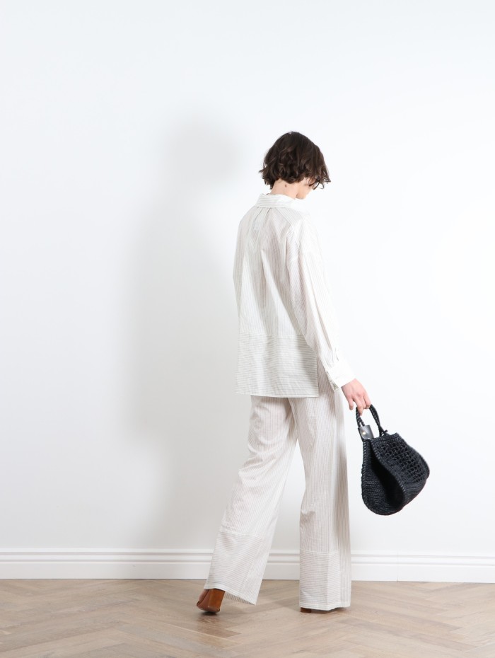 Mademoiselle Pearl - Pantalon rayé MaxMara