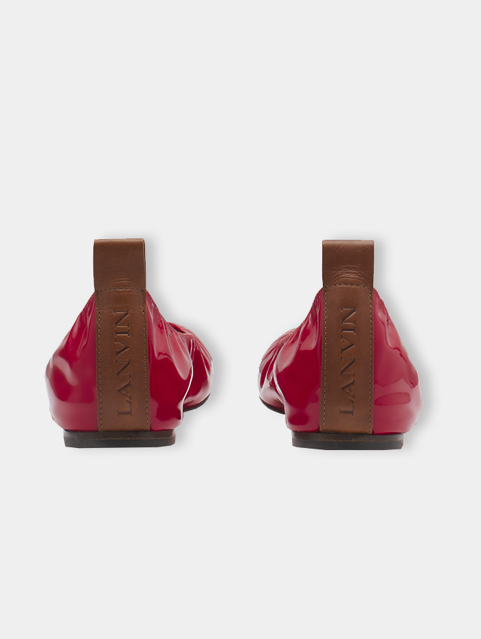 Mademoiselle Pearl - BALLERINES VERNIS ROUGE