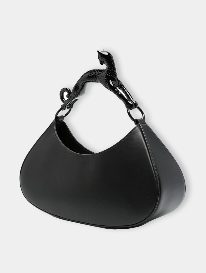 SAC HOBO LARGE AVEC POIGNE CAT NOIR