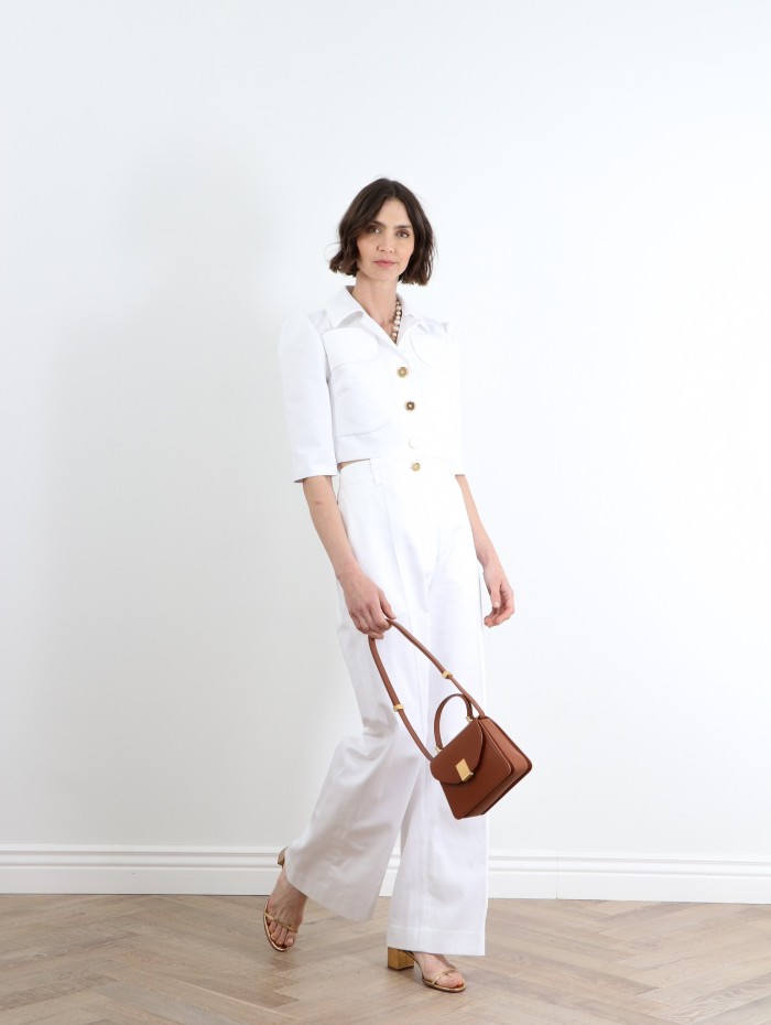 Mademoiselle Pearl - Veston blanc Patou