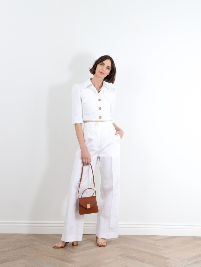 Mademoiselle Pearl - Veston blanc Patou