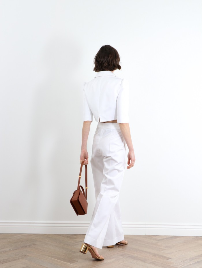 Mademoiselle Pearl - Veston blanc Patou