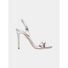 Mademoiselle Pearl - Sandales argentées Aquazzura
