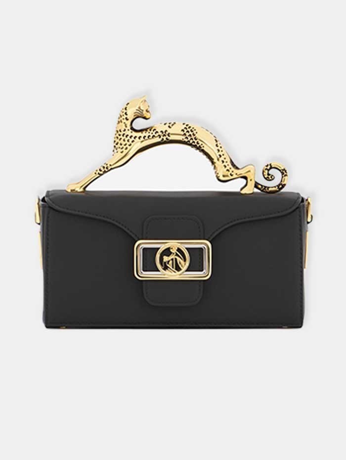 Lanvin - Sac à main pencil cat noir
