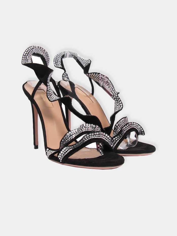 Mademoiselle Pearl - AQUAZZURA Sandales à volants