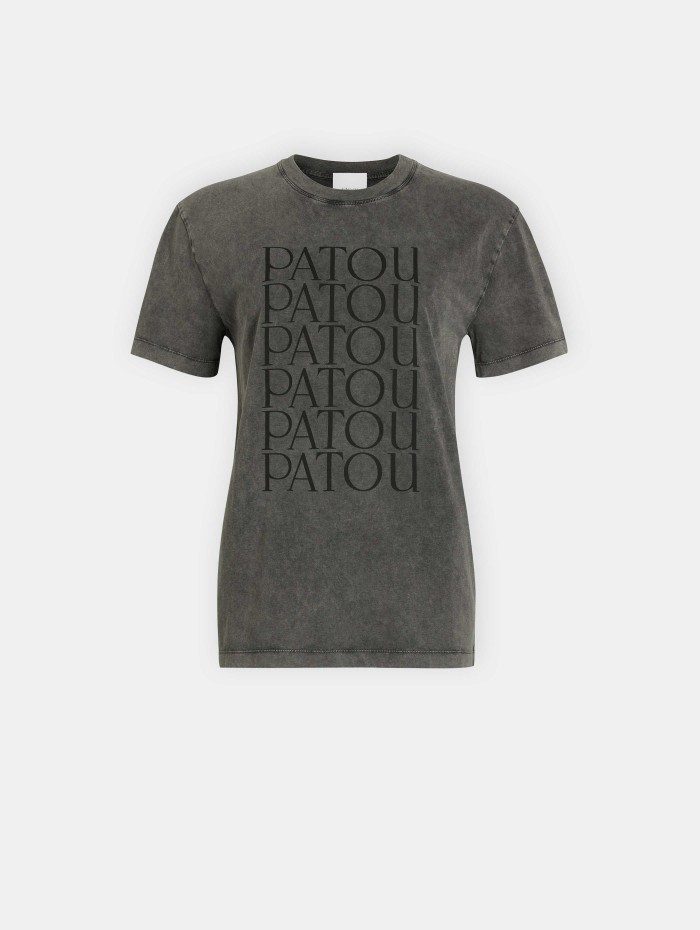 T shirt gris delavé - Patou - Mademoiselle Pearl