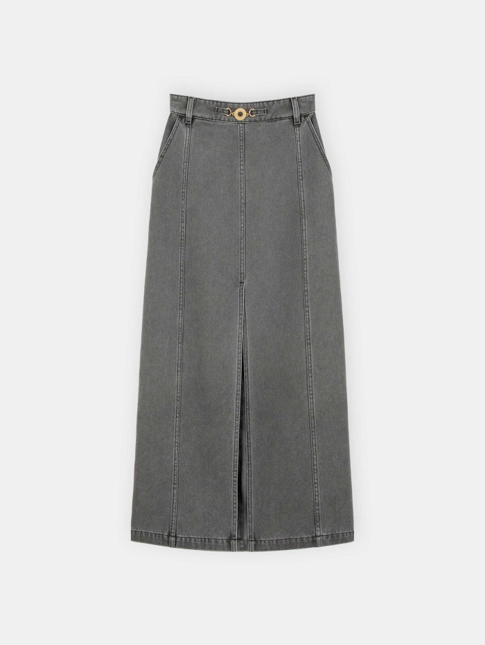 Jupe longue en jean - Patou - Mademoiselle Pearl