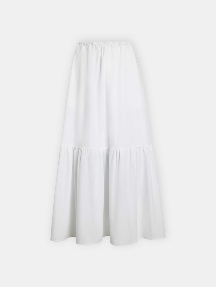 Jupe blanche longue - Patou - Mademoiselle Pearl