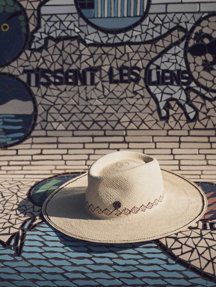 Chapeau en paille - Maison Michel - Mademoiselle Pearl