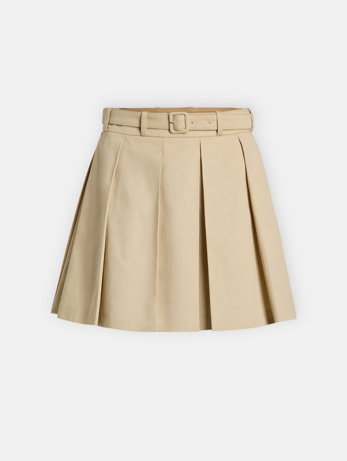 Jupe courte beige - Patou - Mademoiselle Pearl