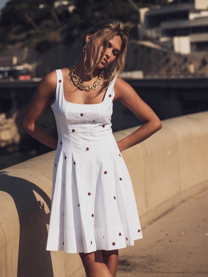 Robe courte femme - Staud - Mademoiselle Pearl