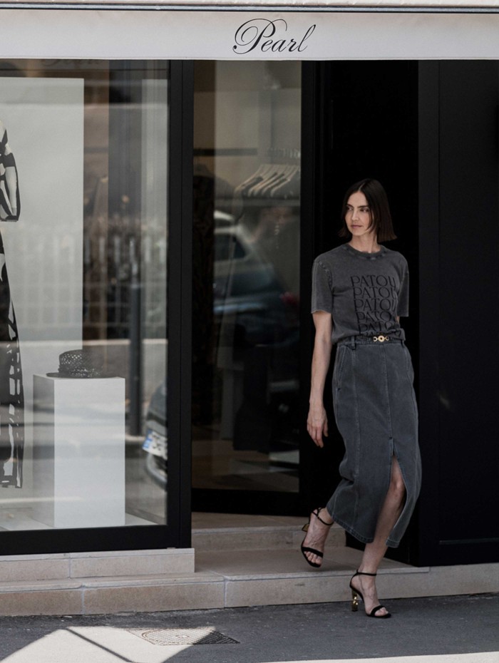 Jupe longue en jean - Patou - Mademoiselle Pearl