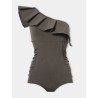 Maillot de bain une pièce taupe Orsay - Maio - Mademoiselle Pearl