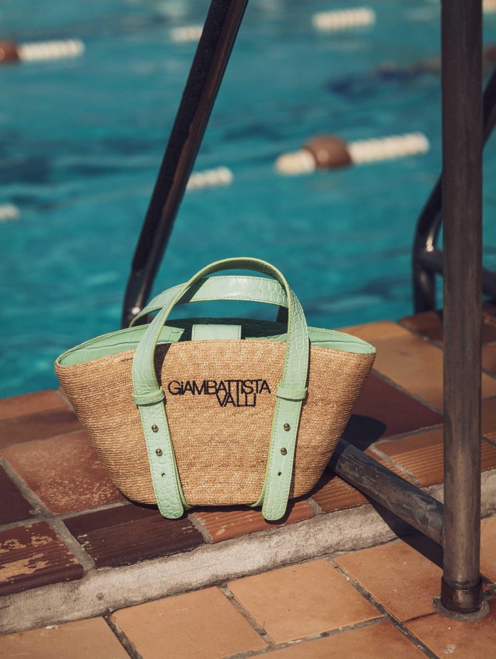 Boutique Pearl - GIAMBATTISTA VALLI Sac panier en paille