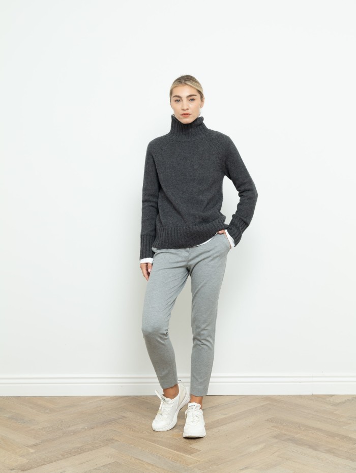 Max Mara - Pantalon pegno gris
