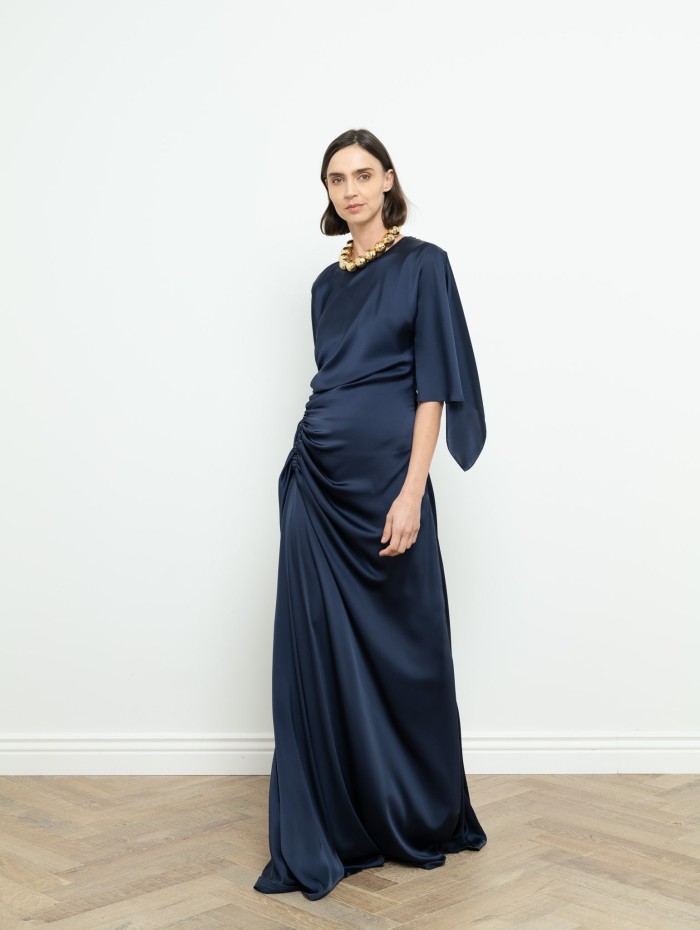 Robe longue bleu marine - Maison Rabih Kayrouz - Mademoiselle Pearl