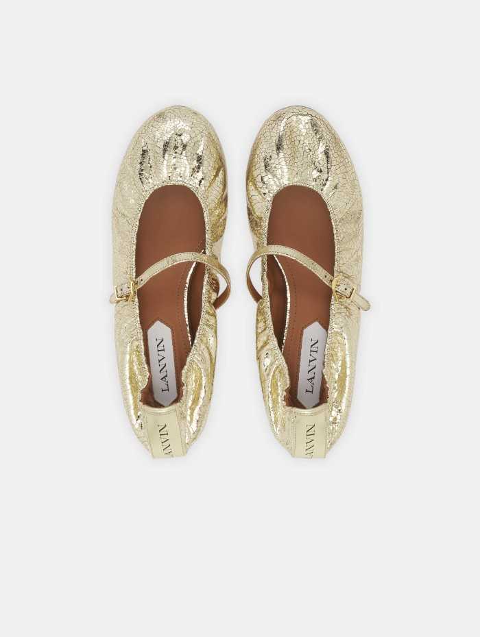 Ballerines dorées - Lanvin - Mademoiselle Pearl