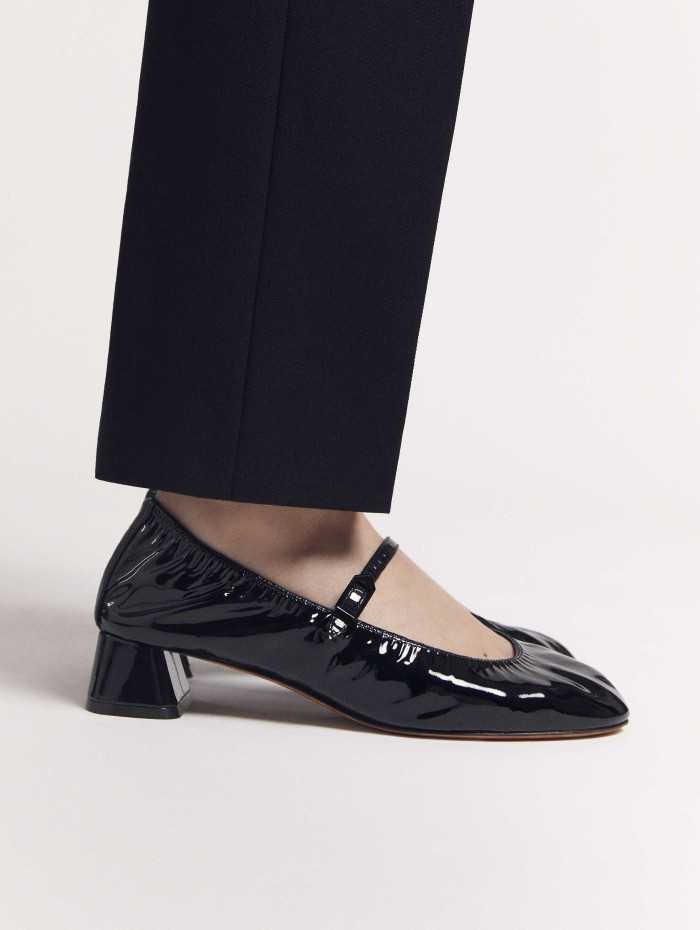 Ballerines à talon noir - Lanvin - Mademoiselle Pearl