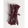 Ballerines à talon bordeaux - Lanvin - Mademoiselle Pearl