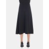 Jupe midi évasée noire - Lanvin - Mademoiselle Pearl