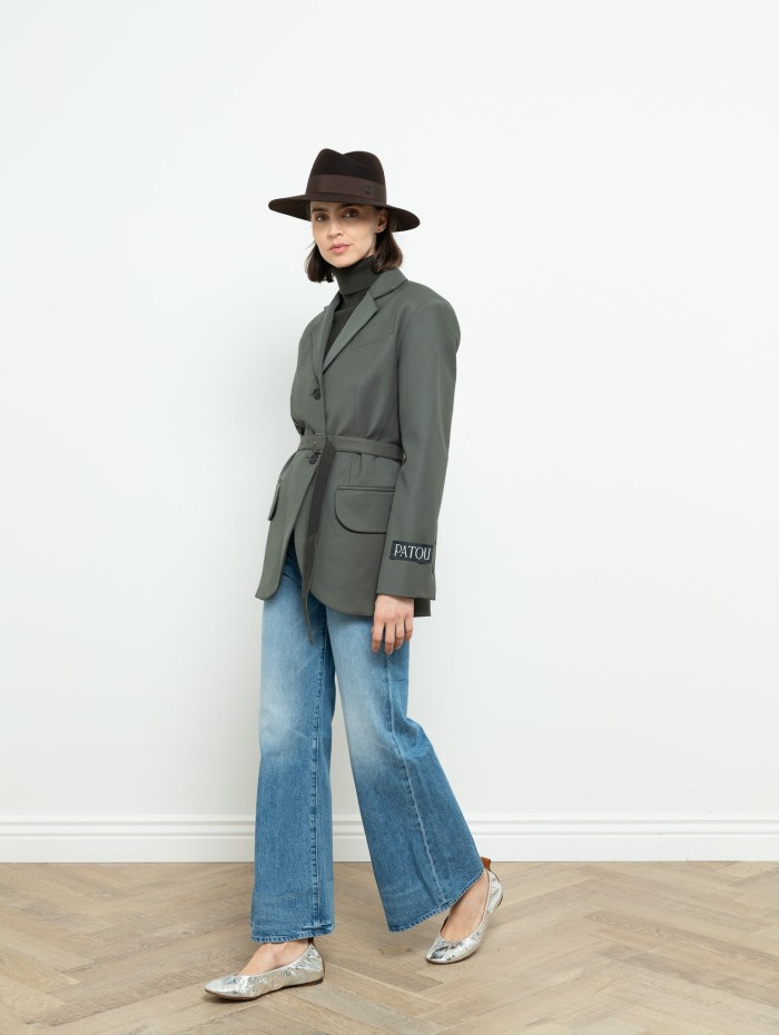 Chapeau en feutre marron - Maison Michel - Mademoiselle Pearl